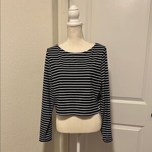 Women’s NWT 2X Calia by Carrie Underwood Striped Swim Collection Rash Guard